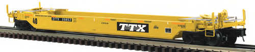 pre-order for Atlas O TTX Early Logo 40' rebuilt double stack  well car  2 rail or 3 rail