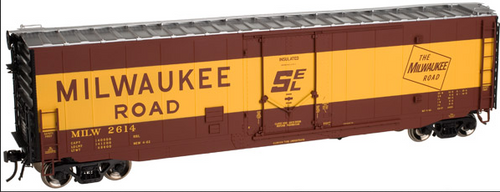 Atlas O MILW  SLE   50' plug door box car, 3 rail or 2 rail