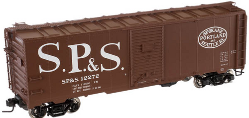 Atlas O SP&S  1937 style (1930's-60's) AAR 40' Steel Box car