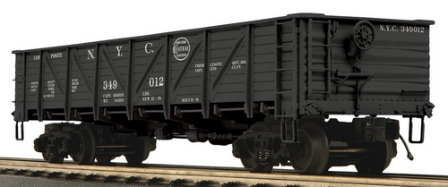 Pre-order  MTH Premier NYC composite  drop bottom 40' gondola, 3 rail or 2 rail