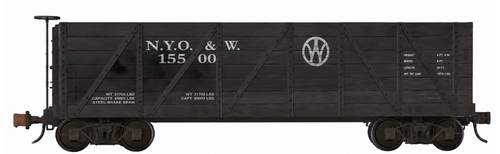 Pre-order Special Run MTH Premier NYO&W composite  drop bottom 40' gondola, 3 rail or 2 rail