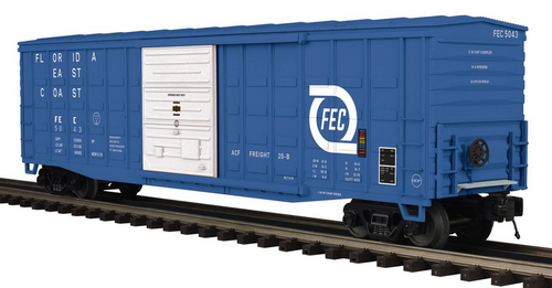 Pre-order for MTH Premier FEC  50' waffle side box car, 3 rail