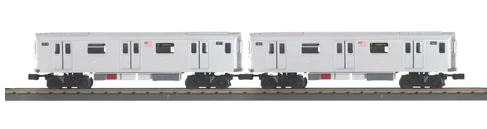 Pre-order for MTH Rail King Scale MTA R142A #4 train  Lexington Ave  subway, 2 car set, 3 rail