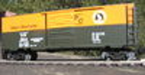 Weaver GN (EB colors, compartmentizer ) 40' PS-1 box car, 3 rail or 2 rail