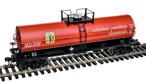Atlas O  PPG/Columbia Southern Chemical 11,000 gallon tank car, 3 rail or 2 rail