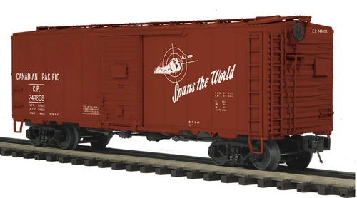 Pre-order for MTH Premier CP (Spans the World) 40' AAR box car, 3 rail