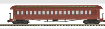 MTH Premier NYC (tuscan)  woodside  64' passenger coach, 3 rail or 2 rail
