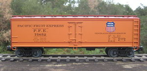 Weaver PRR (tuscan) 40' Company Storage box car, 3 or 2 rail - The Public  Delivery Track