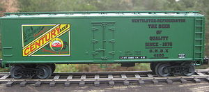 Weaver Century Beer 40' Reefer, 3 or 2 rail