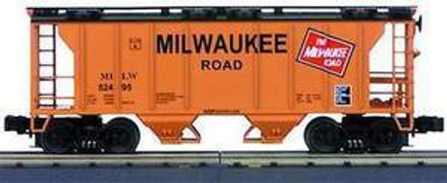 MTH Premier Milwaukee Road PS-2 covered Hopper, 3 rail