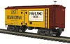 MTH Schott Brewing Co 36' wood reefer,  3 rail 