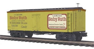 MTH Premier Baby Ruth 36' wood reefer,  3 rail