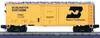 MTH Premier Burlington Northern 40' Plug Door Reefer, 3 rail