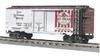 MTH Premier Red Rose Ice Cream 40' Plug Door (bunkerless)  Reefer, 3 rail