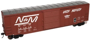 Atlas O NdeM  1970's and later 50' 6" box car, 3 rail or 2 rail