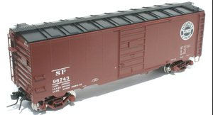 Atlas O SP  AAR 40' 1937 style AAR steel box car (tuscan, plain), 3 rail or 2 rail