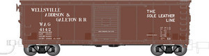 Atlas O WAG 40' usra steel box car, 3 rail or 2 rail