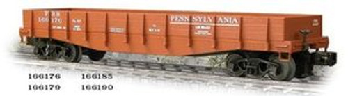 Weaver PRR 40' wood side gondola (no logo), 3 rail or 2 rail