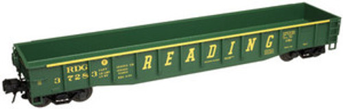 Atlas O Reading  50' gondola (green), 3 rail or 2 rail
