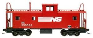 Atlas O NS  Extended Vision caboose, 3 rail or 2 rail, illuminated, no interior