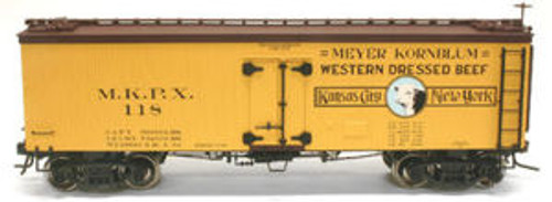 Atlas O  Beatrice Creamery  36' wood reefer,  3 rail or 2 rail