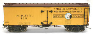 Atlas O  Meyer Kornblum  36' wood reefer,  3 rail or 2 rail