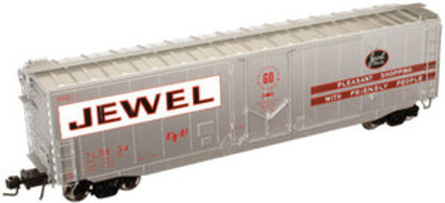 Atlas O Jewel Tea 50' plug door box car, 2 rail