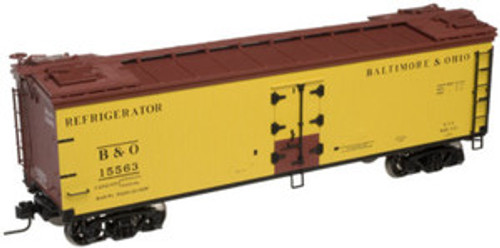 Atlas O B&O  40' wood reefer, 3 rail or 2 rail