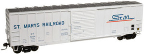 Atlas O St Marys Railroad   ACF  50'  1970s & later box car, 3 or 2 rail