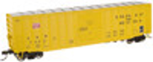 Atlas O GB&W  (yellow) ACF 1970's & later 50' 6" box car, 3 or 2 rail