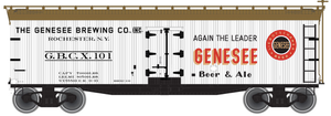 Atlas O Genesee Beer 40' wood reefer, 3 rail or 2 rail  car