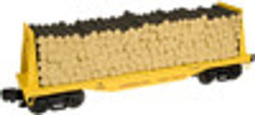 Atlas O Industrial Rail UP pulp  Flat car, 3 rail, 027