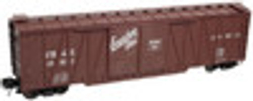 Atlas O CB&Q 50' single sheathed box (ew), 3 or 2 rail