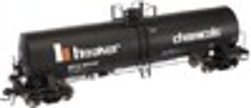 Atlas O Hooker (black) 17,360 gallon tank car, 3 rail or 2 rail