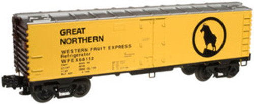 Atlas O Industrial Rail GN reefer, 3 rail,  027 (semi-scale)