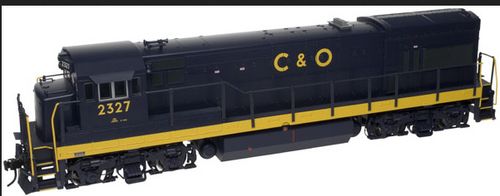 Atlas O C&O U-23b, 3rail, tmcc, exhaust, cruise