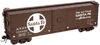 Atlas O Santa Fe (large logo)  USRA 40' steel box car, 3 rail or 2 rail