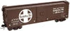 Atlas O Santa Fe (large logo)  USRA 40' steel box car, 3 rail or 2 rail