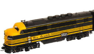Atlas O Rio Grande  F-3 A,  3 rail, tmcc/legacy compatible 