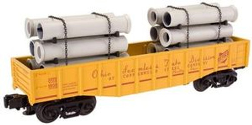 Atlas O Industrial Rail Ohio Tube gondola, 3 rail, 027 (semi-scale)