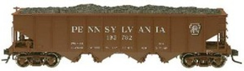 Atlas O PRR H21a (shadow keystone) hopper car, 3 rail LIKE NEW CONDITION