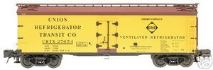 Atlas O Erie 40' wood reefer, 3 rail  or 2 rail