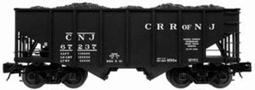 Atlas O Central RR of NJ 2 Bay Fishbelly Hopper, 3 rail