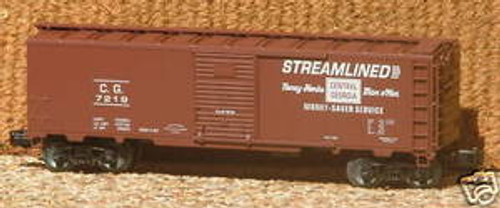 Weaver special run Central of Georgia 1920's-60's ARA 40' box car, 3 rail or 2 rail