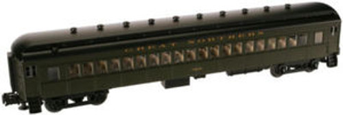 Industrial Rail Great Northern 3 car passenger car set, 3 rail, semi-scale size