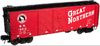 Atlas O GN (red) 1937 style AAR 40' Double door  steel box car, 3 rail or 2 rail