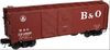 Atlas O B&O 1937 style AAR 40' double door box car, 3 or 2 rail