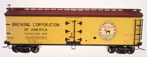 Atlas O special run Carling Beer 40' reefer, 3 rail or 2 rail
