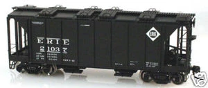 Atlas O Erie   ACF 34' Covered Hopper, 3 or 2 rail