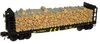 Atlas O SCL 40' Pulpwood flat car, 3  or 2 rail